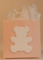 Girl Teddy Bear Shopping Bag