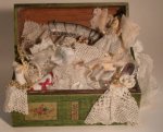 Lace Filled Chest by Ruth Pollock