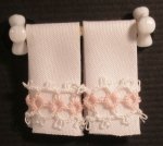 Guest Towels with Tatting Detail #10 by Jane McClure