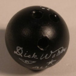 Bowling Ball Black by Victor Franco