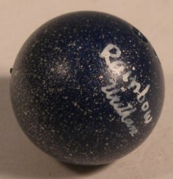 Bowling Ball Blue by Victor Franco