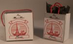 Eiffle Tower Shopping Bag & Gift Box by Lorraine Scuderi