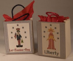 Liberty Set of 2 Shopping Bags by Lorraine Scuderi