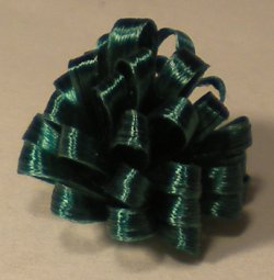 Large Bow Dark Green by Victor Franco