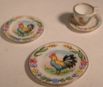 Provencal Coq 4pc Place Setting by Christopher Whitford