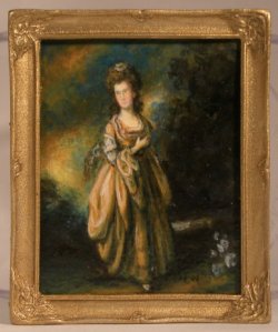 Society Lady in Park by Christopher Whitford