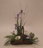 Iris/Daisey Basket by Sandra Rubin