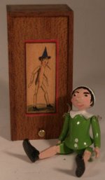 Pinocchio Green Toy in Box by Taller Targioni