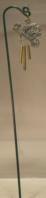 Wind Chimes w/Garden Stake Wheelbarrel by Wilhelmina