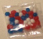Red White Blue Bag of Jelly Beans by Lola