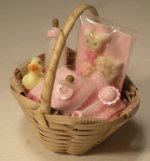 Baby Gift Basket Pink by Lola