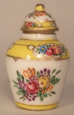 Edwardian Flower Temple Jar by Christopher Whitford