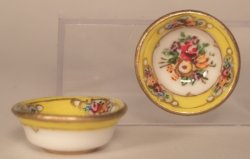 Edwardian Flower Soup or Small Bowl by Christopher Whitford
