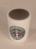 Starbucks Coffee Cup by Hudson river
