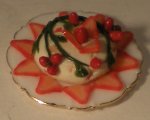 Amalfi Strawberry Creme Dessert by Linda Cummings