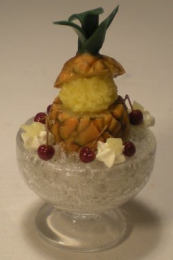 Pineapple Ice Cream on Ice by Linda Cummings