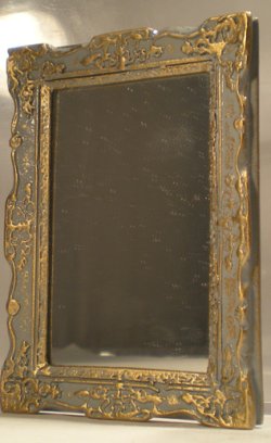 Brushed Gilt Mirror M3 by Alan Barnes
