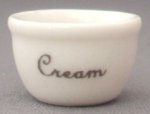 Porcelain Bowl Cream by Gail Tucker