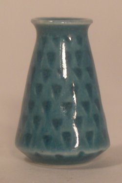 Engraved Porcelain Vase #1 by Elisabeth Causeret