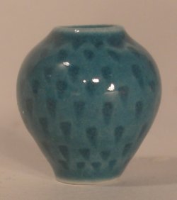 Engraved Porcelain Vase #2 by Elisabeth Causeret