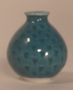 Engraved Porcelain Vase #3 by Elisabeth Causeret