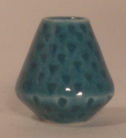 Engraved Porcelain Vase #4 by Elisabeth Causeret