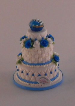 Prince George Birth Commemorative Cake by Linda Cummings