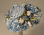 Hat w/Beaded Hat Pin #12 by Linda Gale