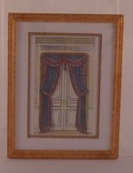 Curtain Framed Print #B by McBay