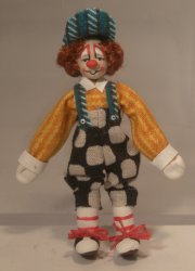 Doll Clown #36 by Maureen Thomas