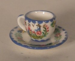 Quimper Cup & Saucer by Christopher Whitford