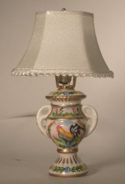 Provencal Coq Table Lamp by Christopher Whitford