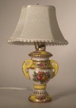 Edwardian Flower Table Lamp by Christopher Whitford