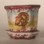 Turkey Flower Pot Small by Christopher Whitford