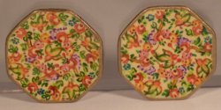 Chintz Bird Set of 2 Luncheon/Dessert by Christopher Whitford