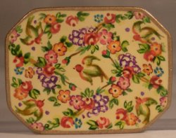 Chintz Bird Luncheon Tray by Christopher Whitford