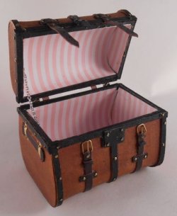 Leather Strap Trunk by Jose Gomez