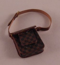 Check Monogram Handbag 15-7 by Jose Gomez