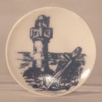 Blue & White Plate #1 Lighthouse