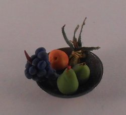Fruit in Pewter Bowl by Tony Knott