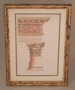 Columns Framed Print #108B by McBay