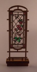 Stain Glass Trellis w/Planter #5 by Laser Creations