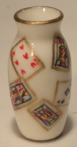 Playing Cards Vase by Christopher Whitford