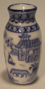Blue Canton Vase by Christopher Whitford