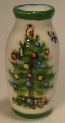 Christmas Tree Vase by Christopher Whitford