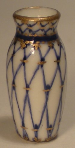 "Lomonosov" Blue Net Vase by Christopher Whitford