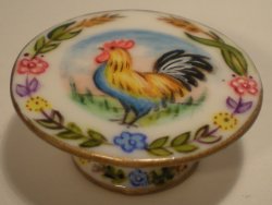 Provencal Coq Cake Stand by Christopher Whitford