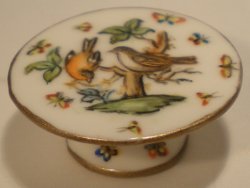 Herend Rothchild Bird Cake Stand by Christopher Whitford