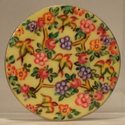 Chintz Bird Round Platter by Christopher Whitford