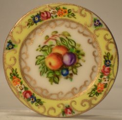 Spanish Fruit Round Platter by Christopher Whitford